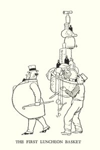 Illustration for Railway Ribaldry by W Heath Robinson by William Heath Robinson