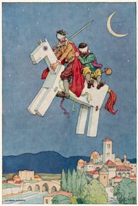 Illustration for The Adventures of Don Quixote by William Heath Robinson