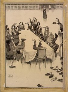 Inspecting Stockings on Christmas Eve by William Heath Robinson