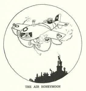The Air Honeymoon by William Heath Robinson