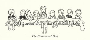 The Communal Doll by William Heath Robinson
