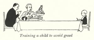 Training a Child to Avoid Greed