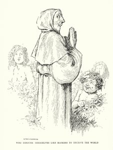 Who disguise themselves like maskers to deceive the world by William Heath Robinson