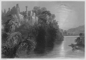 Lismore Castle, County Waterford by William Henry (after) Bartlett