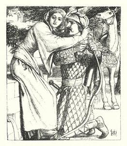 The Ballad of Oriana by William Henry (after) Hunt