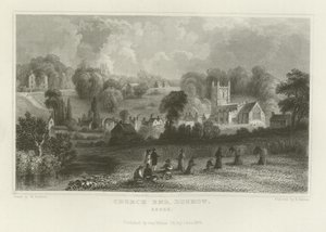 Church End, Dunmow, Essex by William Henry Bartlett