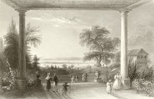 City and Lake of Constance, from the Chateau Wolfsberg by William Henry Bartlett