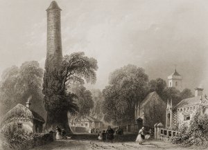 Clondalkin, County Dublin, Ireland by William Henry Bartlett