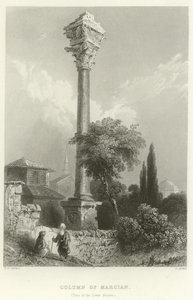 Column of Marcian, Constantinople by William Henry Bartlett