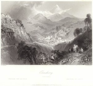 Enniskerry in County Wicklow by William Henry Bartlett