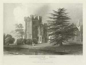 Faulkbourn Hall, near Whitham, Essex by William Henry Bartlett
