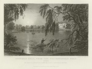 Gosfield Hall, from the Weathersfield Road, Essex, the Seat of E G Barnard, Esquire