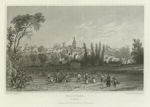 Halstead, Essex by William Henry Bartlett