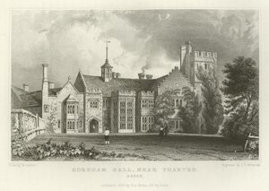 Horeham Hall, near Thaxted, Essex by William Henry Bartlett