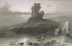 Kilcolman Castle, County Cork, Ireland, from 