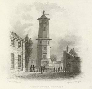 Light House, Harwich by William Henry Bartlett
