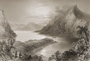 Lough Inagh, Connemara, County Galway, from 