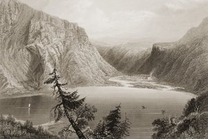 Luggela Lake, County Wicklow, from 