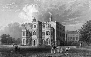 Marks Hall, Coggeshall, Essex, engraved by John Carr Armytage, 1833 by William Henry Bartlett