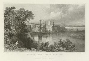 Mistley Quay, Near Harwich, Essex by William Henry Bartlett
