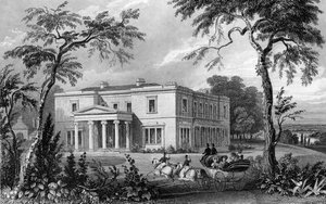 Stisted Hall, near Braintree, Essex, engraved by John Carr Armytage by William Henry Bartlett