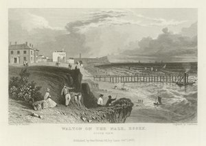 Walton on the Naze, Essex, South View by William Henry Bartlett