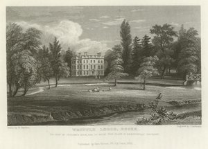 Writtle Lodge, Essex, the Seat of Vicesimus Knox, Esquire by William Henry Bartlett