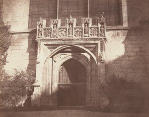 An Ancient Door, Magdalen College, Oxford by William Henry Fox Talbot