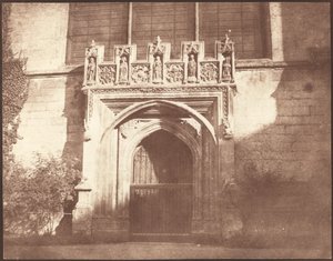 An Ancient Door in Magdalen College, Oxford by William Henry Fox Talbot