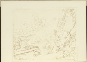 Hagar in the Desert by William Henry Fox Talbot