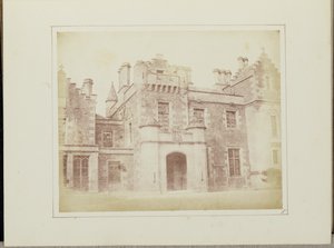 Hall Door, Abbotsford by William Henry Fox Talbot