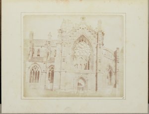 Melrose Abbey by William Henry Fox Talbot