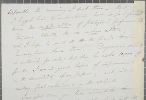 Signed Letter from William Henry Fox Talbot to James David Forbes by William Henry Fox Talbot
