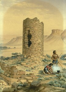 Ancient Stone Round Tower by William Henry Holmes