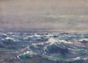 On the Steamer Bremen, off Nova Scotia by William Henry Holmes