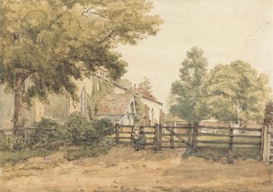 Aldenham Church by William Henry Hunt