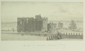 Hardwick Old Hall by William Henry Hunt