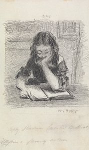 Sophy Steadman Reading by William Henry Hunt