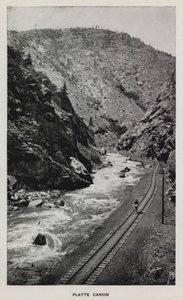 Canyons of Colorado: Platte Canon by William Henry Jackson