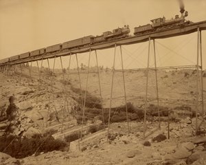 Dale Creek Bridge, Union Pacific Railway by William Henry Jackson