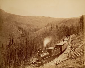 Marshall Pass, Westside by William Henry Jackson