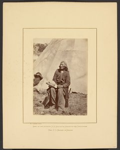 Washakie or Shoots the Buffalo Running, Shoshone, Wind River Mountains, Wyoming by William Henry Jackson