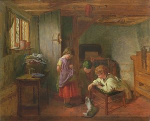Playmates by William Henry Knight