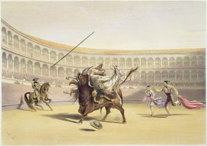 The Bull Tossing the Picador and Horse, 1865