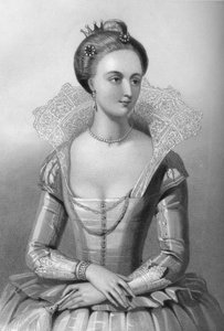 Anne of Denmark 1665-1714, queen consort of King James I, 1851