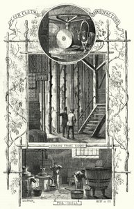 Floor cloth manufacture by William Henry Pike