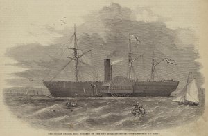 The Indian Empire, Mail Steamer on the New Atlantic Route by William Henry Prior