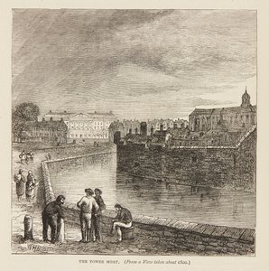 The Moat in About 1800