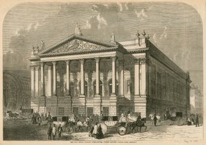 The new Italian Opera House, Covent Garden, London by William Henry Prior