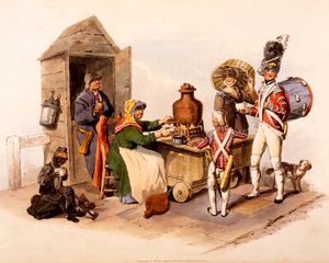 A Sallop Seller Serving Heated Hot Drinks, from 